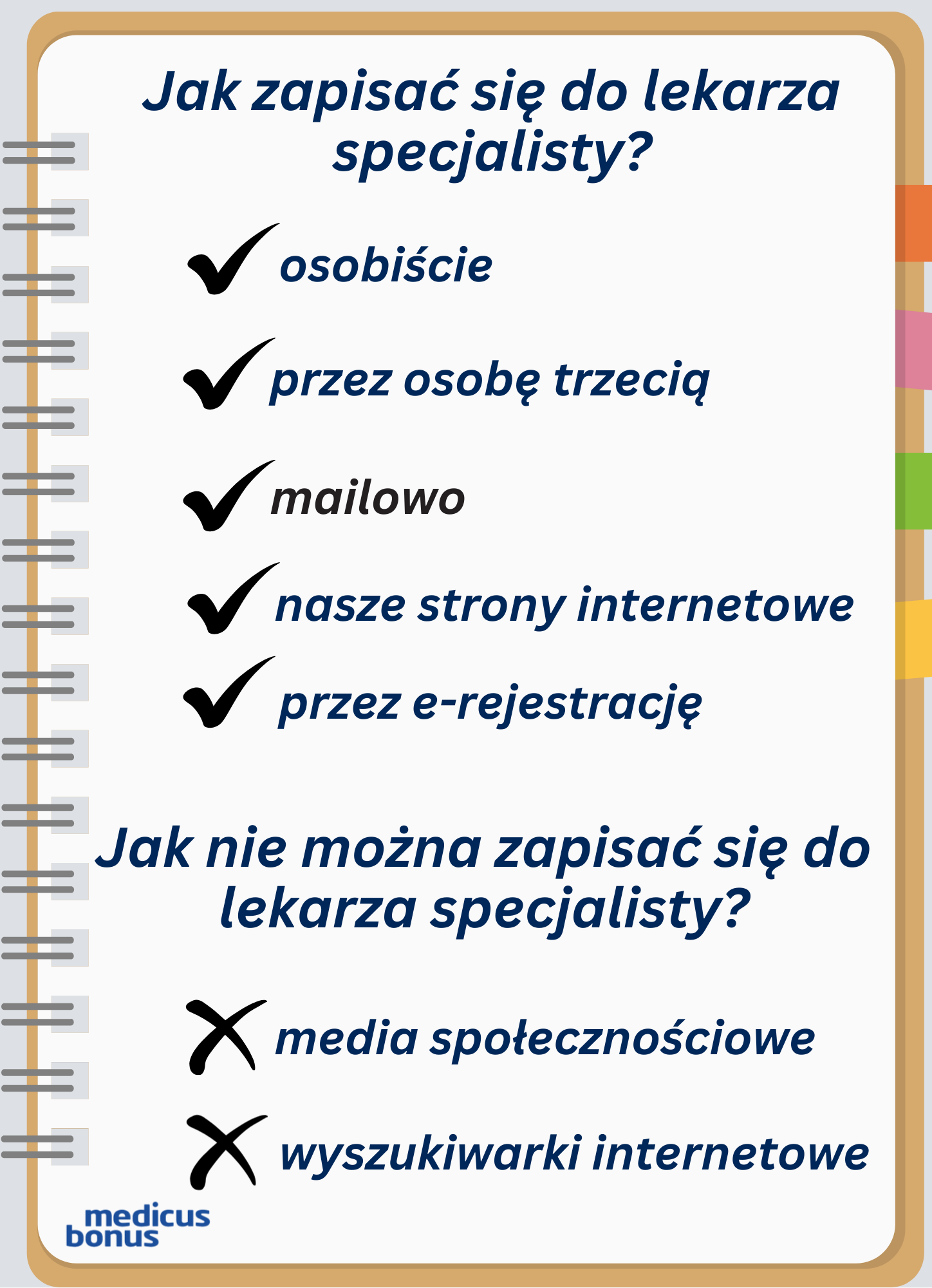 zapisy do lekarza<br />
